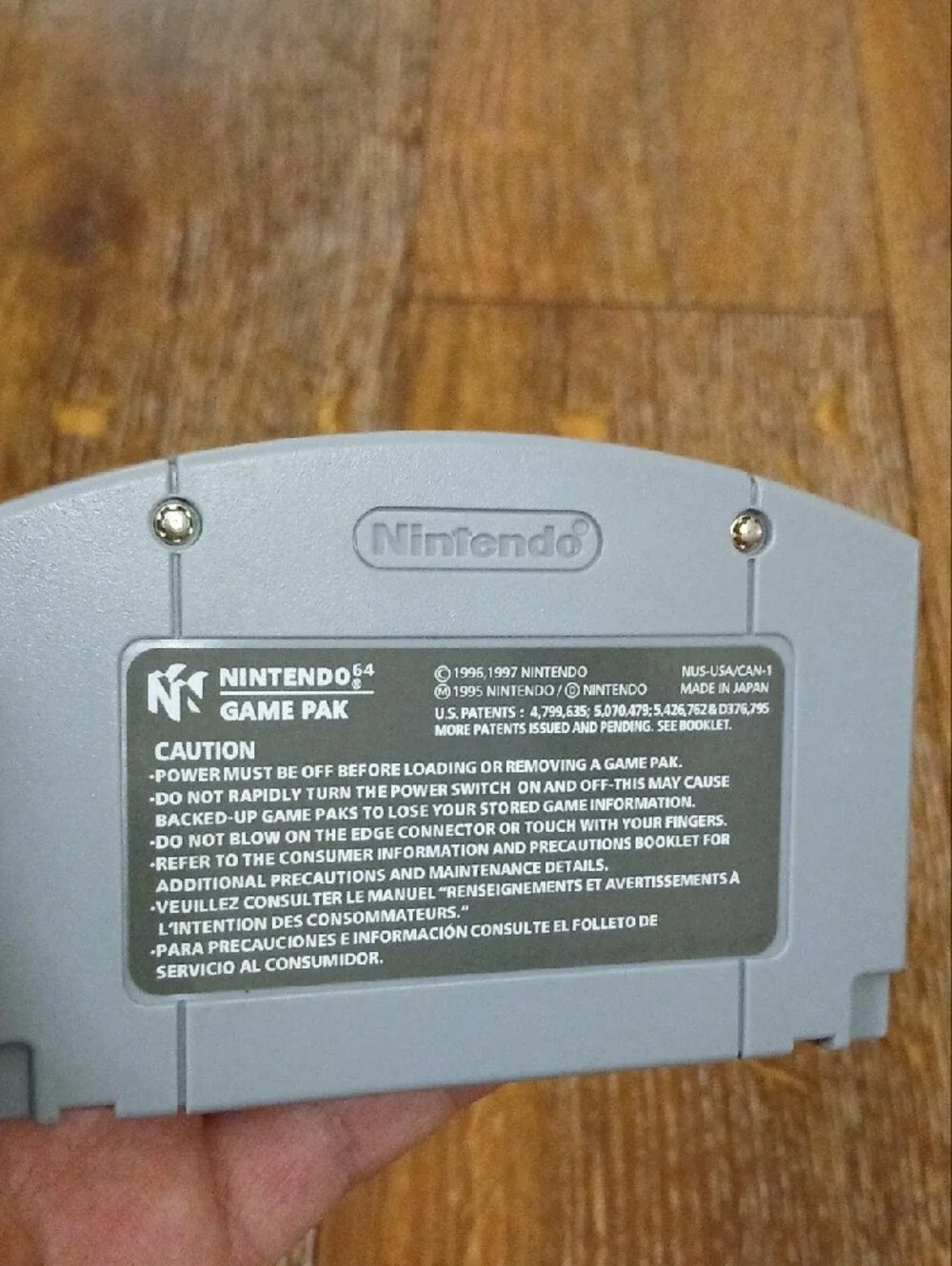 Nintendo Pokémon Stadium N64 Game Cartridge - Gray